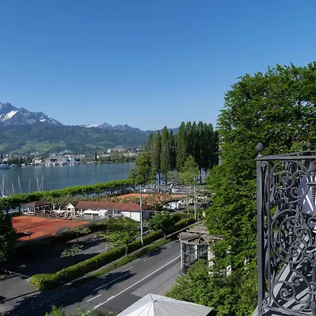 Grand Hotel Europe Lucerne Room photo